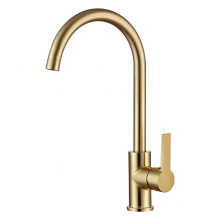 Good Quality Classic Brushed Gold Kitchen Mixer Faucets